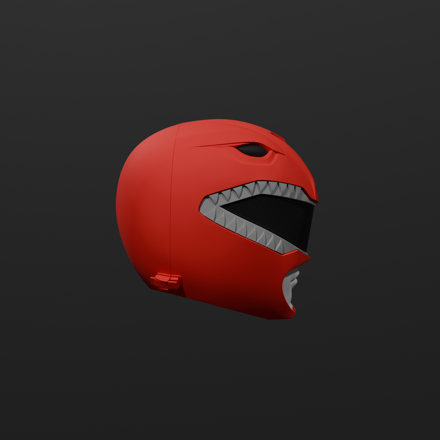 Red Power Ranger Cosplay Helmet