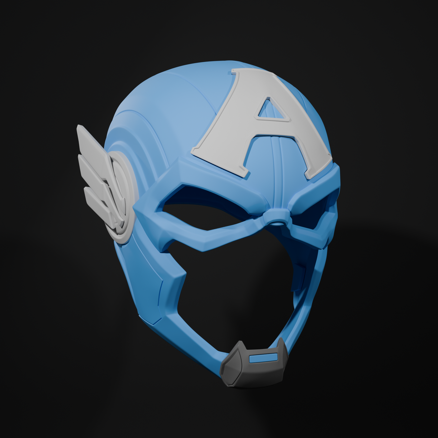 Captain America Marvel Rivals Cosplay Helmet