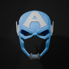 Marvel Rivals Captain America Cosplay Helmet