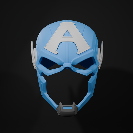 Captain America Marvel Rivals Cosplay Helmet