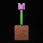 Minecraft Tulip Flower STL