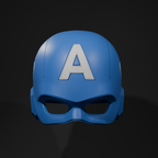 2012 Avengers Captain America Helmet - MCU Cosplay Replica Mask