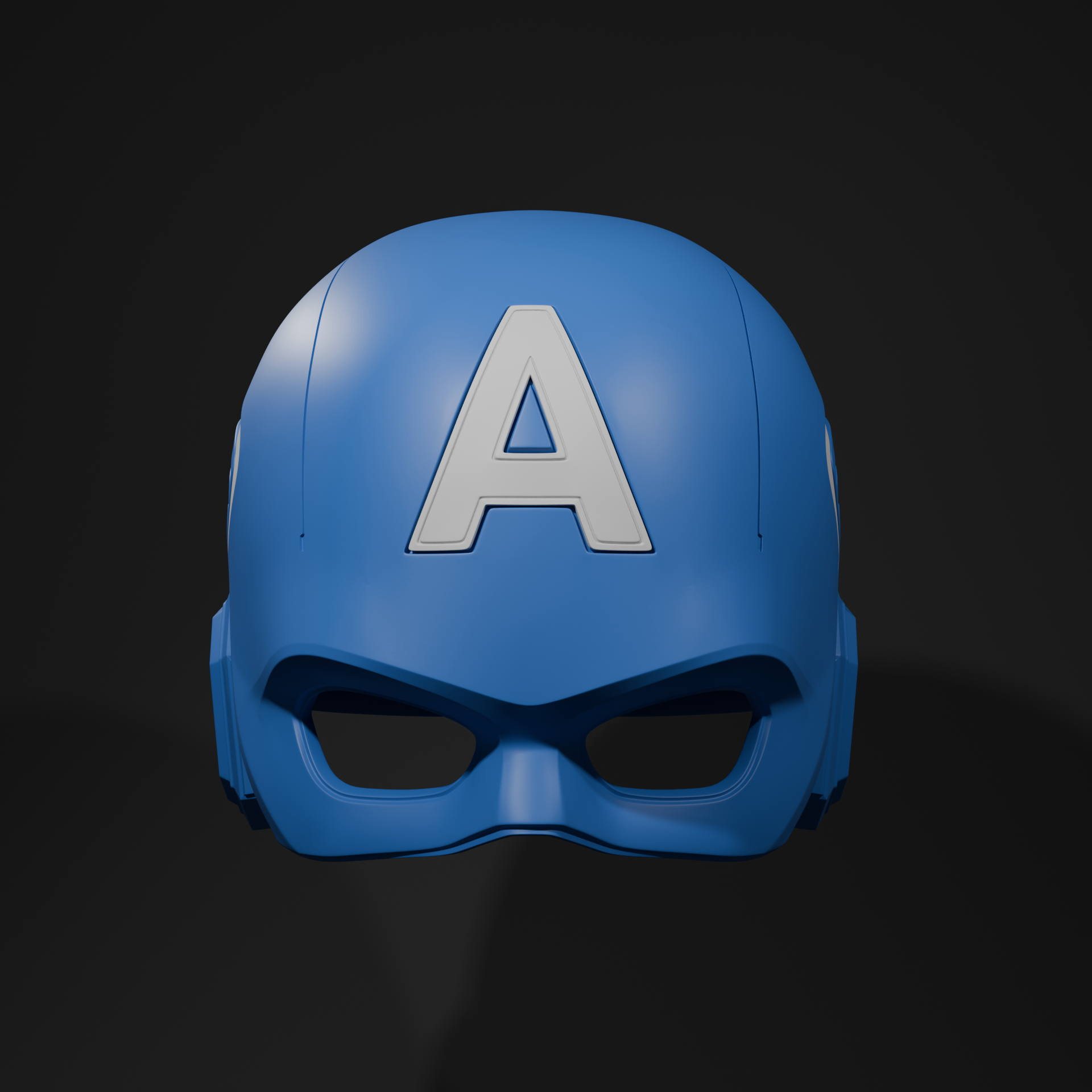 2012 Avengers Captain America Helmet - MCU Cosplay Replica Mask