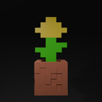 Minecraft Dandelion Flower STL