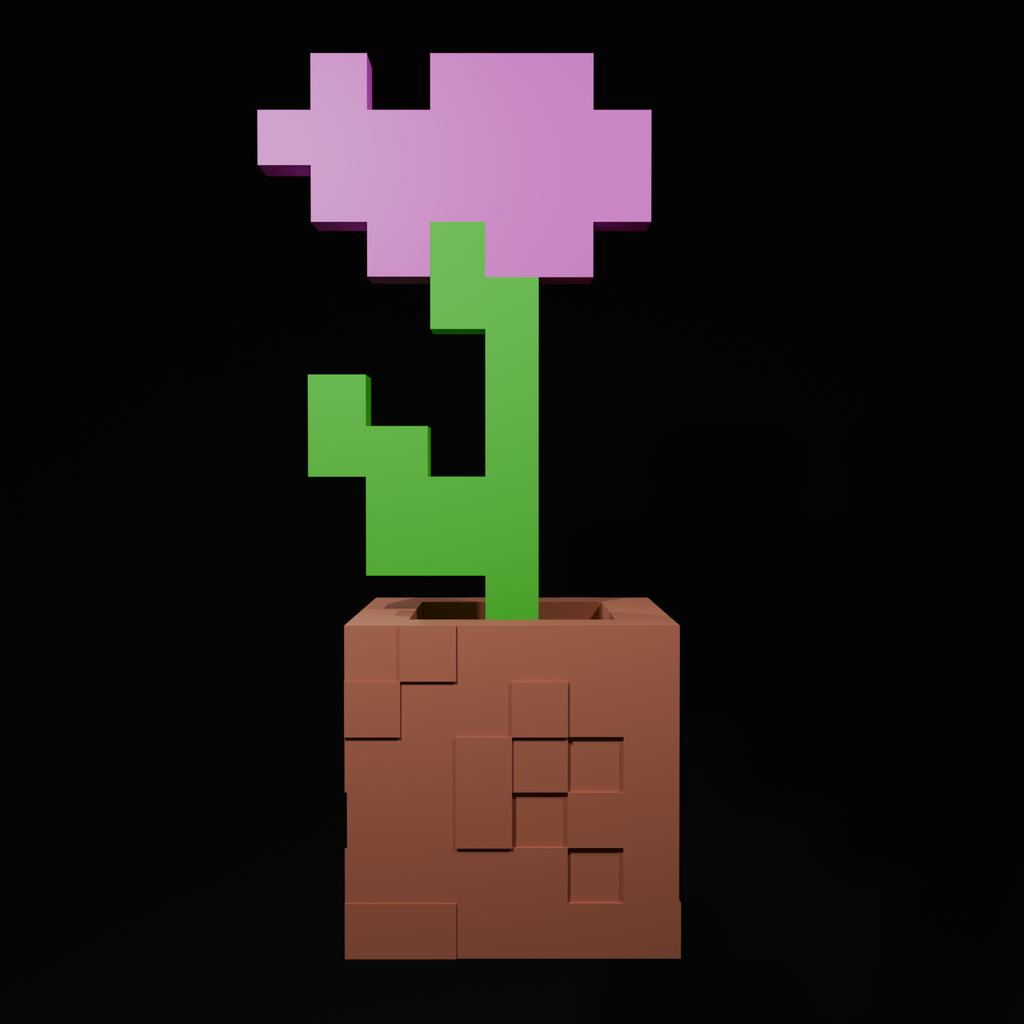 Minecraft Cornflower STL