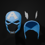 Marvel Rivals Captain America Cosplay Helmet