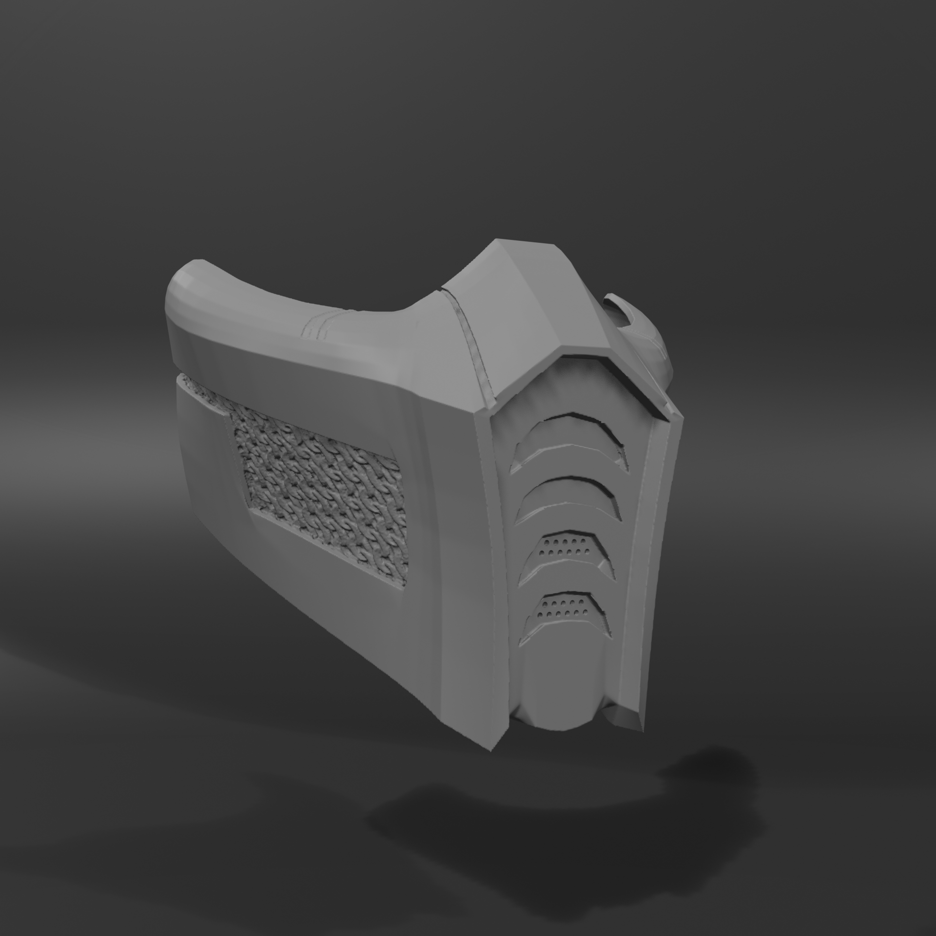 Mortal Kombat 9 Sub Zero Mask STL & 3MF