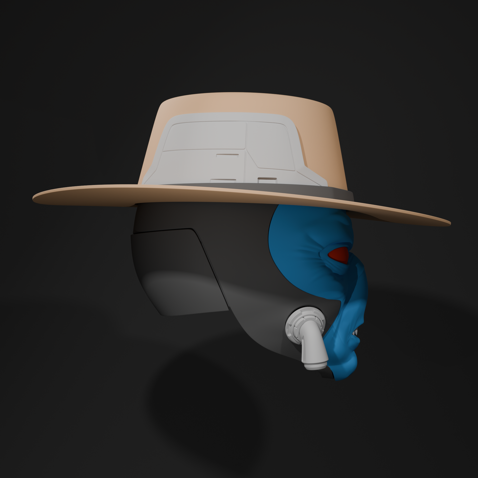 Star Wars Cad Bane Helmet - Clone Wars Cosplay Bounty Hunter Prop