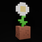 3D Printed Minecraft Flowers