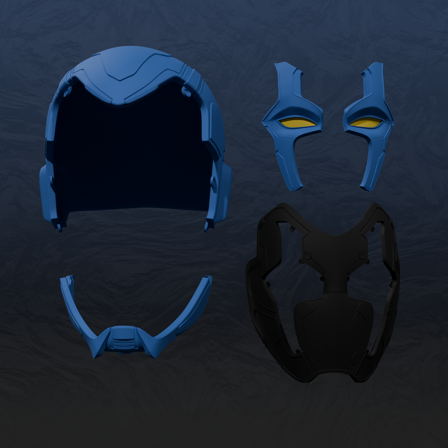 Blue Beetle Cosplay Helmet