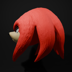 Kid's Knuckles Helmet: 3D Printed Sonic Cosplay