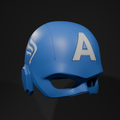 2012 Avengers Captain America Helmet - MCU Cosplay Replica Mask