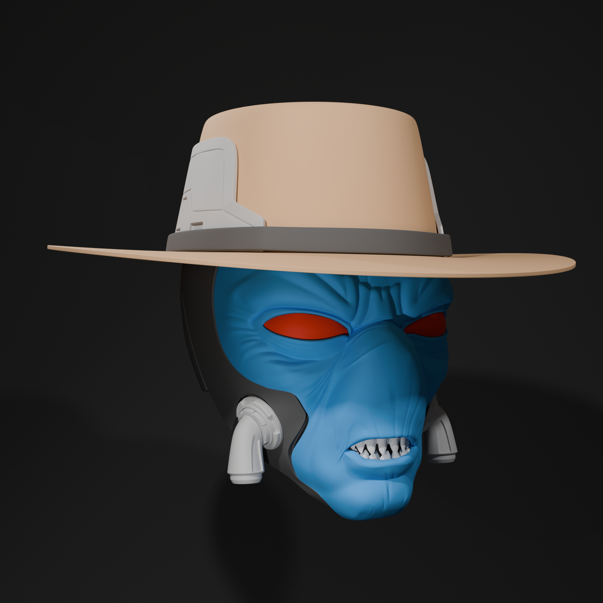 Star Wars Cad Bane Helmet - Clone Wars Cosplay Bounty Hunter Prop