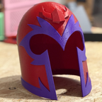 3D Printed Magneto Cosplay Helmet, X-Men Costume