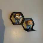 Interlocking Funko Pop Stand, Funko Pop Wall Mount