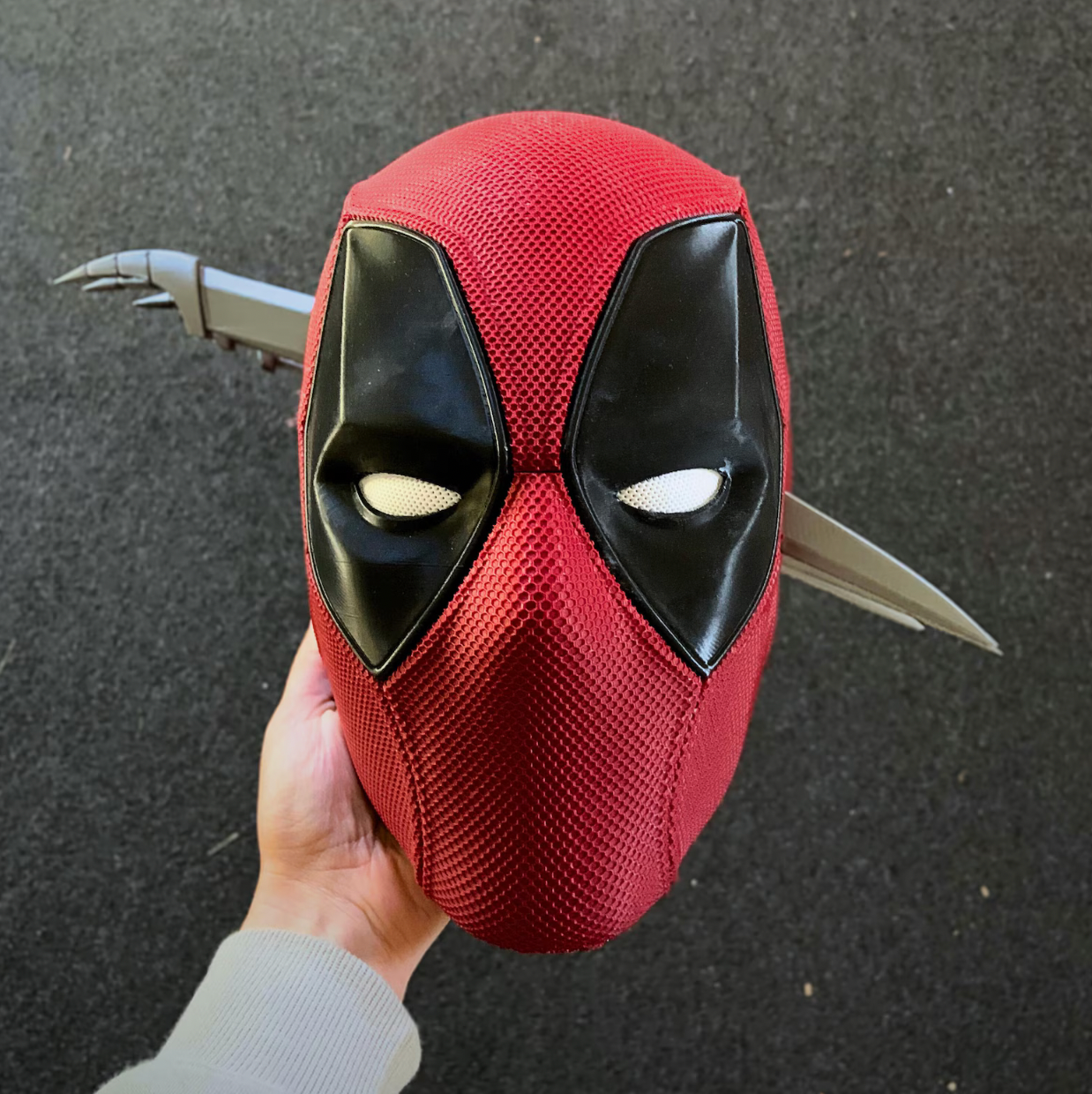 Deadpool with Wolverine Claws Helmet