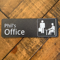 Custom 3D Printed Office Sign