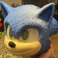 3D Printed Sonic Helmet: Kid's Cosplay Costume, Sonic the Hedgehog Fan