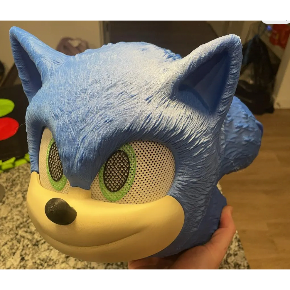 Sonic the Hedgehog Cosplay Helmet