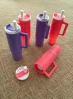 Mini Stanley Cup Keychain - 3D Printed Chapstick Holder