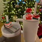 3D Printed Mini Book Straw Toppers for Book Lovers – Stanley, Yeti, Tumbler Straws – Choose Your Color!