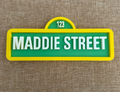 Custom Children's Sesame Street Sign