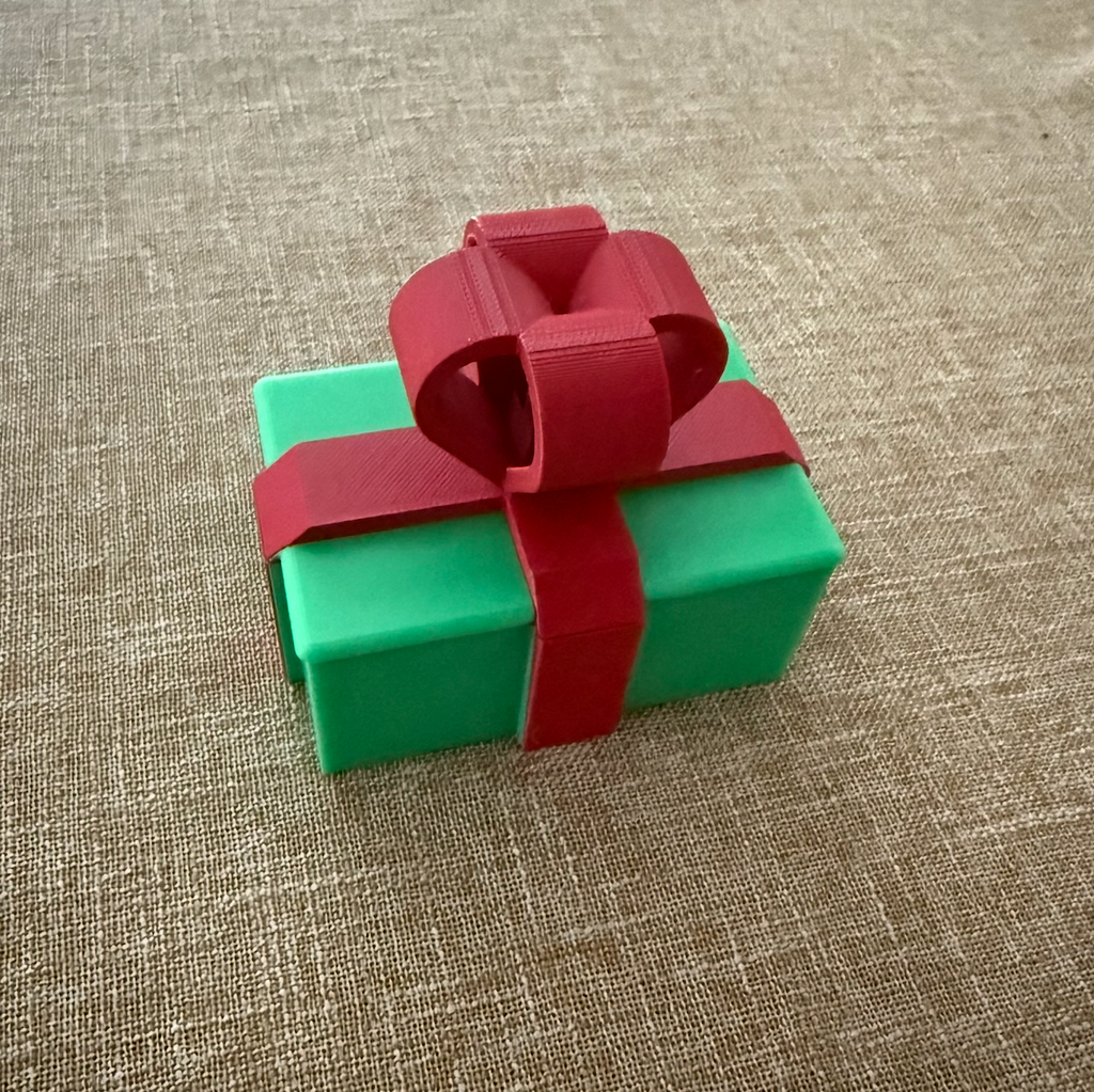 Christmas Present Gift Card Box