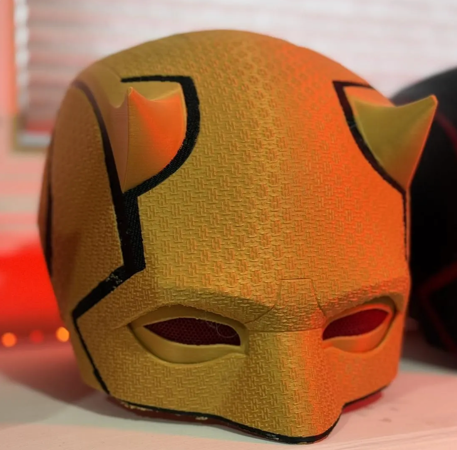 *LEFTOVER* Gold Daredevil Born Again Cosplay Cowl