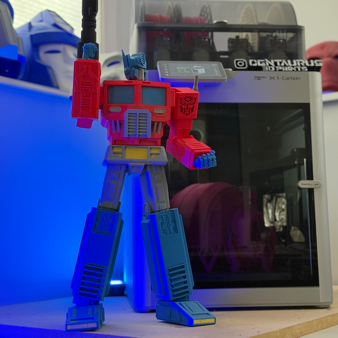 Transformers Optimus Prime 3D Printed Statue