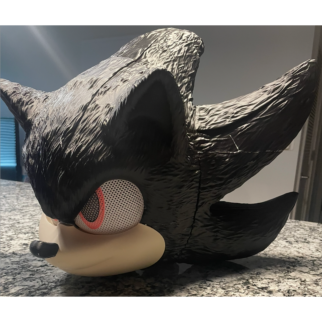 Shadow Helmet | Sonic the Hedgehog Shadow Cosplay Helmet