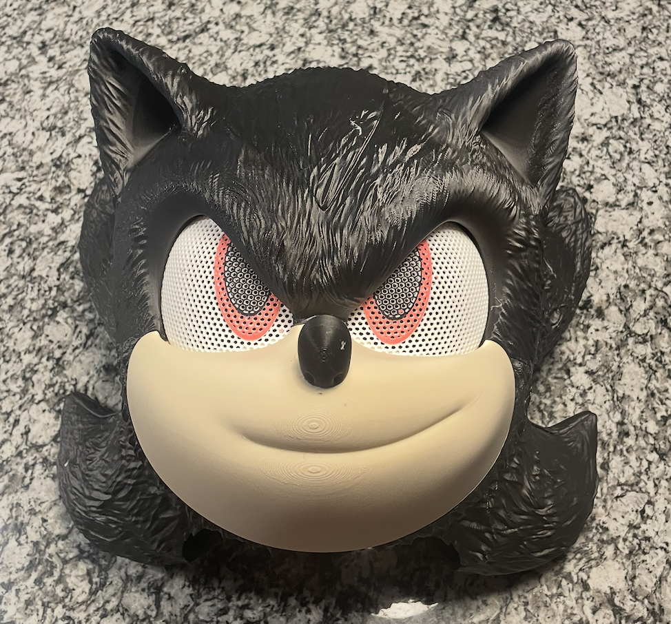 Shadow Helmet | Sonic the Hedgehog Shadow Cosplay Helmet