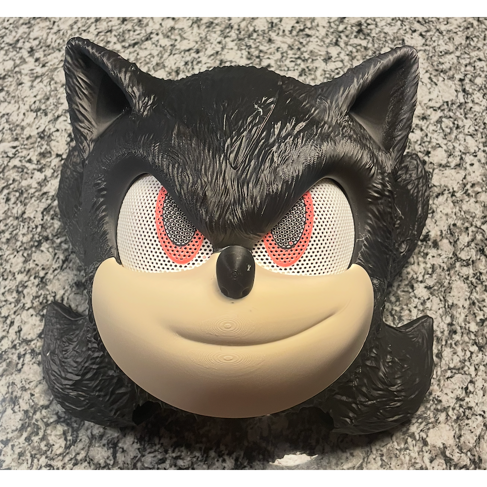Shadow Helmet | Sonic the Hedgehog Shadow Cosplay Helmet