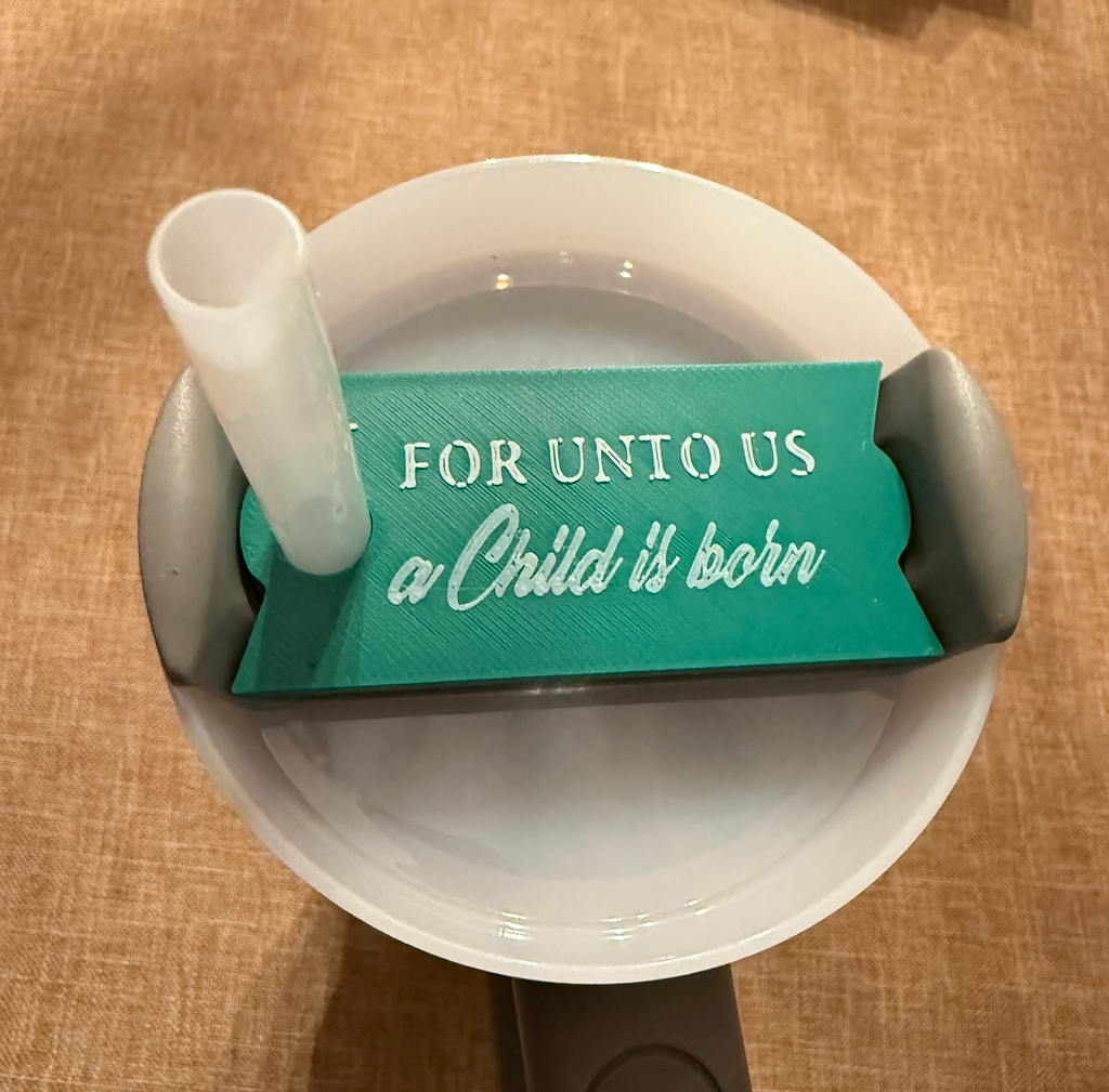 Christian Christmas Stanley Toppers, Bible Drink ware Accessories