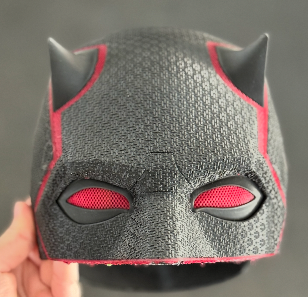 *LEFTOVER* Black Daredevil Born Again Cosplay Cowl