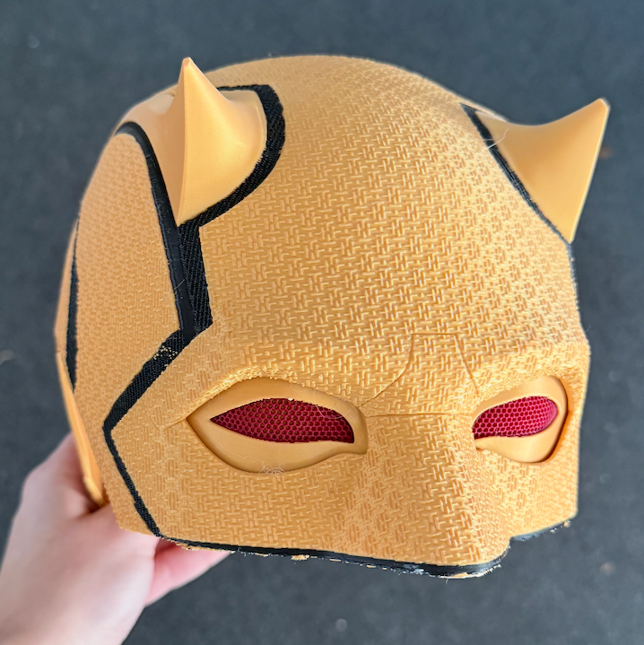 *LEFTOVER* Gold Daredevil Born Again Cosplay Cowl