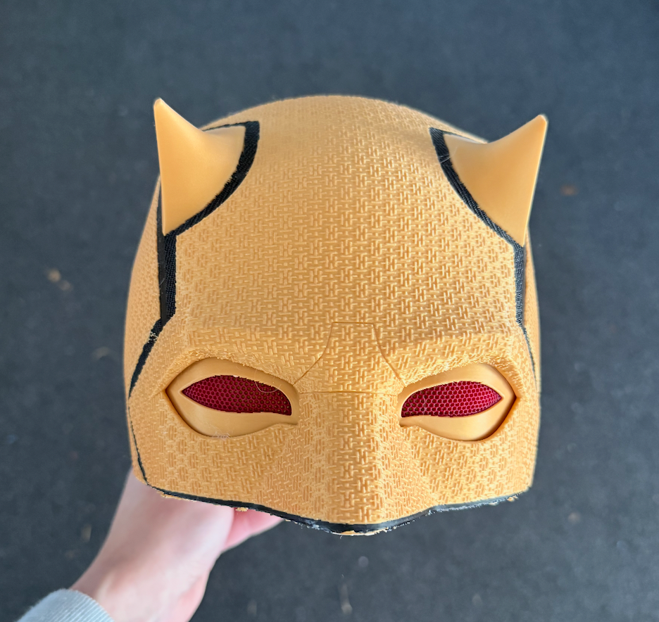 *LEFTOVER* Gold Daredevil Born Again Cosplay Cowl