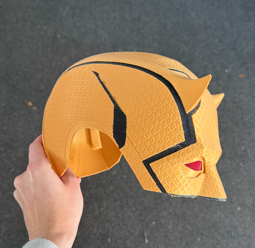 *LEFTOVER* Gold Daredevil Born Again Cosplay Cowl