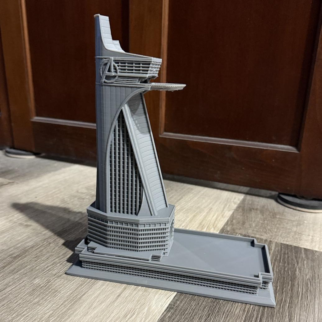 Avengers Tower Statue, 3D Printed Avengers Tower, Marvel Gift, Avengers Gift, Marvel Fan