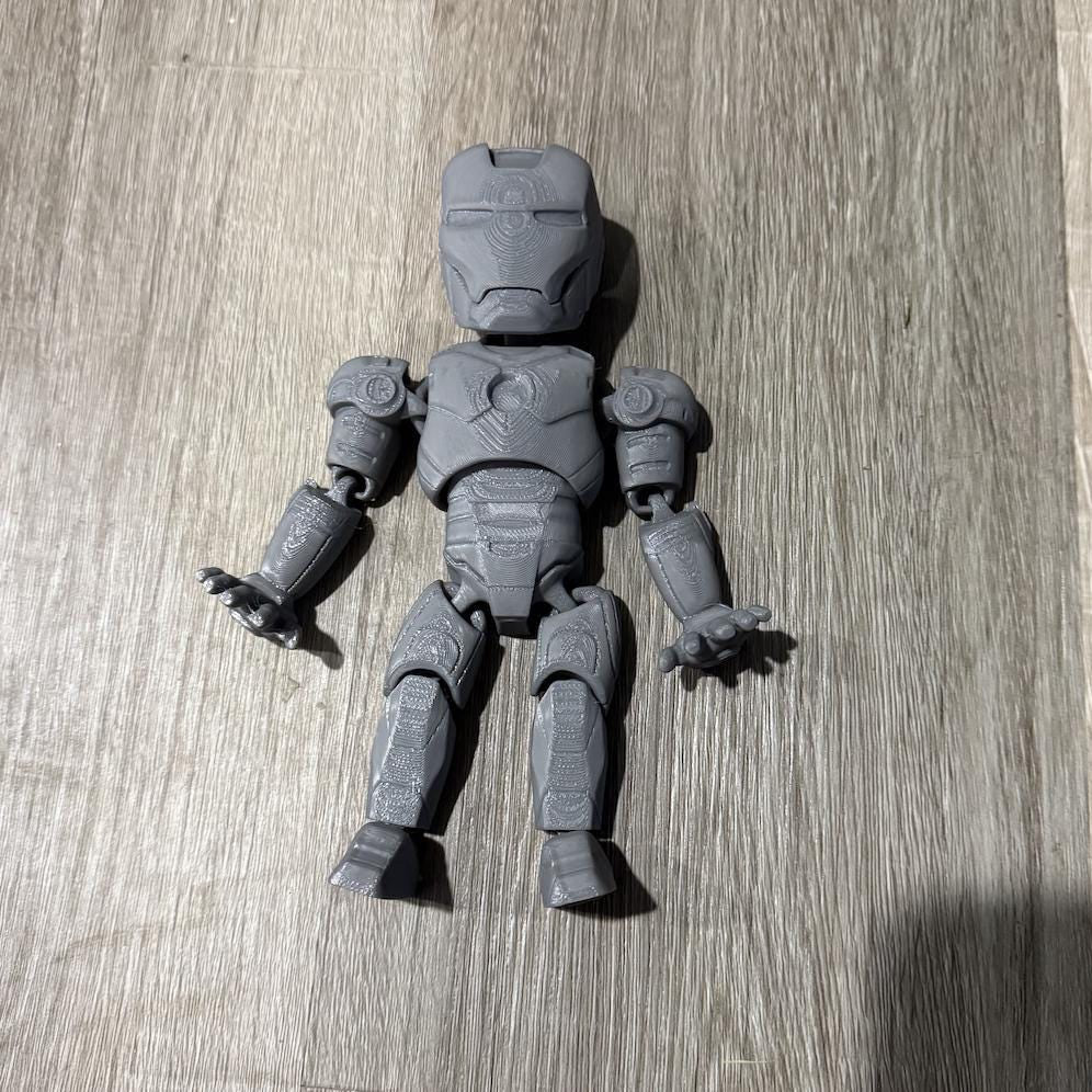 Iron Man Flexi Toy, Articulating Iron Man Desk Toy, Iron Man Gift, Iron Man Toy, Tony Stark Flexi Toy