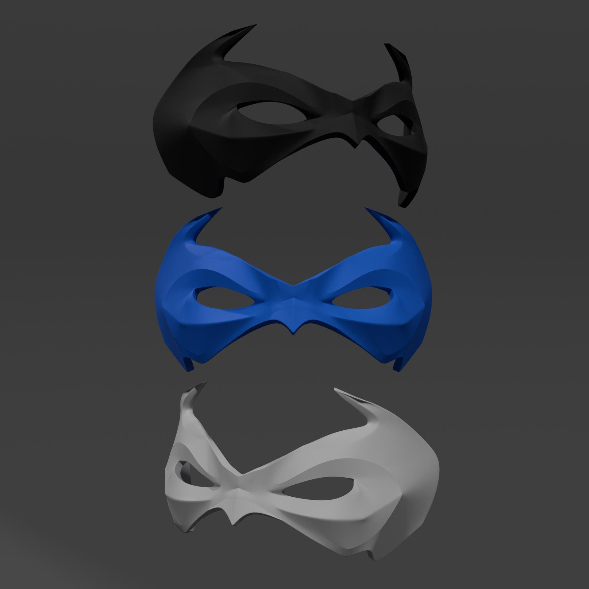 Robin Nightwing Mask, Batman & Robin Mask, Nightwing Mask, Dick Grayson, Dick Grayson Robin Costume, Robin Cosplay, Nightwing Cosplay