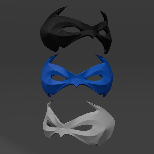 Robin Nightwing Mask, Batman & Robin Mask, Nightwing Mask, Dick Grayson, Dick Grayson Robin Costume, Robin Cosplay, Nightwing Cosplay