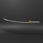 One Piece Wado Ichimonji Zoro's Sword STL