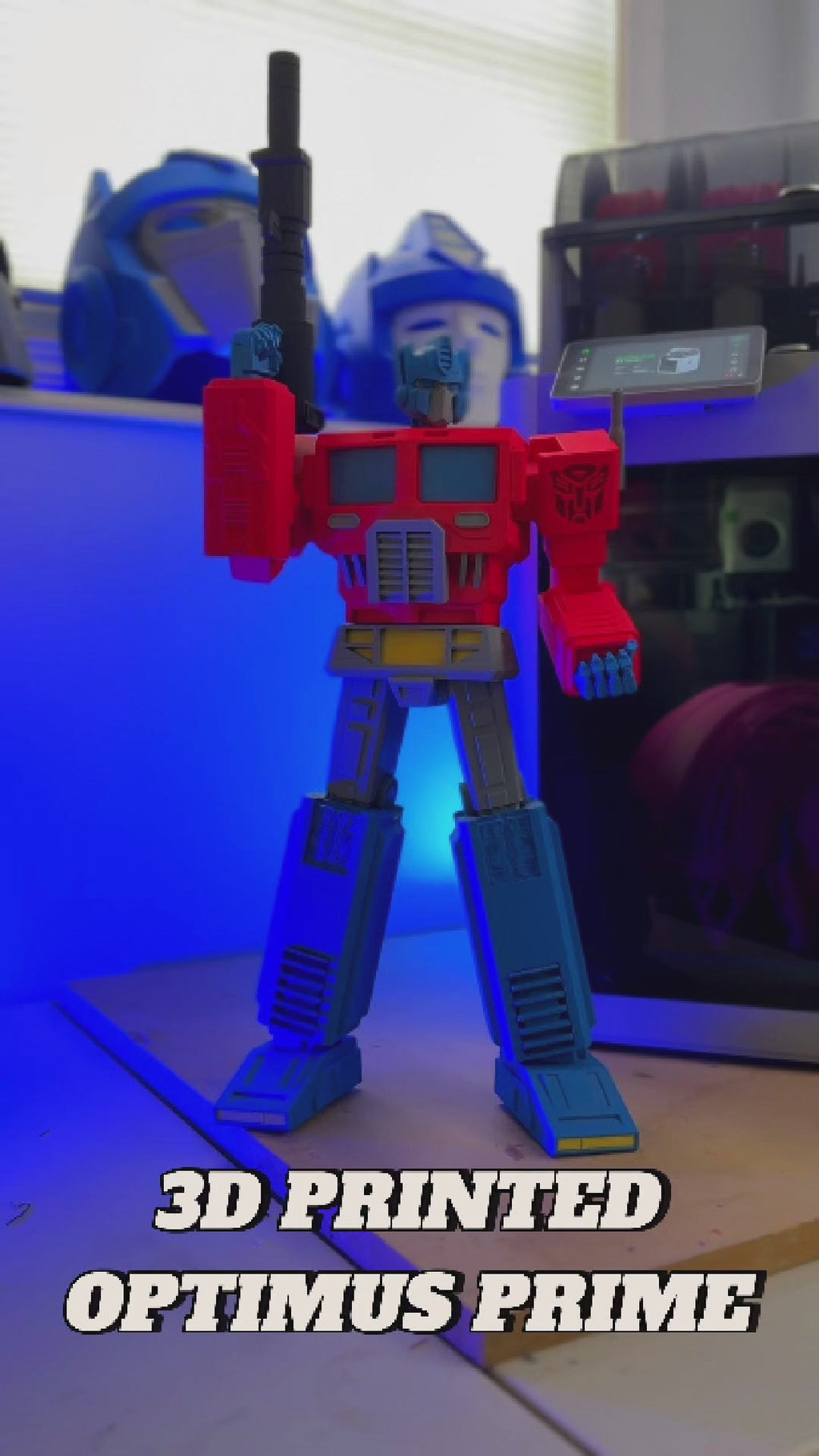 Transformers Optimus Prime 3D Printed Statue
