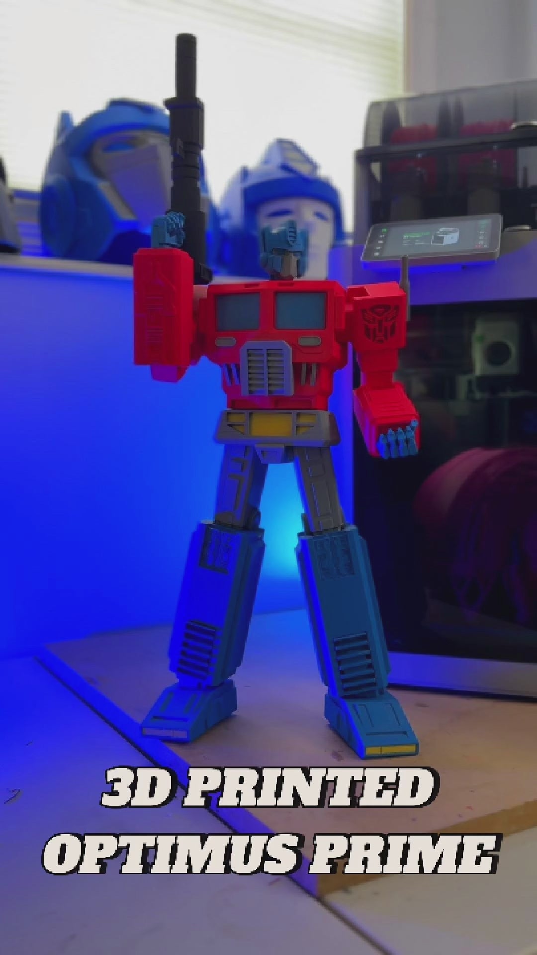 Transformers Optimus Prime 3D Printed Statue